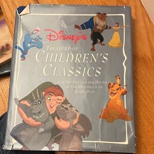 Disney's Children's Classics Book with Blue and Gray Cover